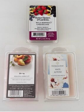 Wax Melt Cubes (3) Various Brands